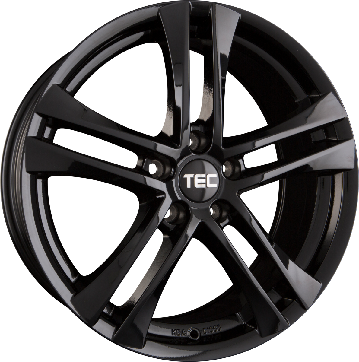 TEC Speedwheels AS4 Schwarz Glanz (BG) Alufelge 6.5x17 Zoll ET39 LK 5x112 ML66.6 – Bild 2