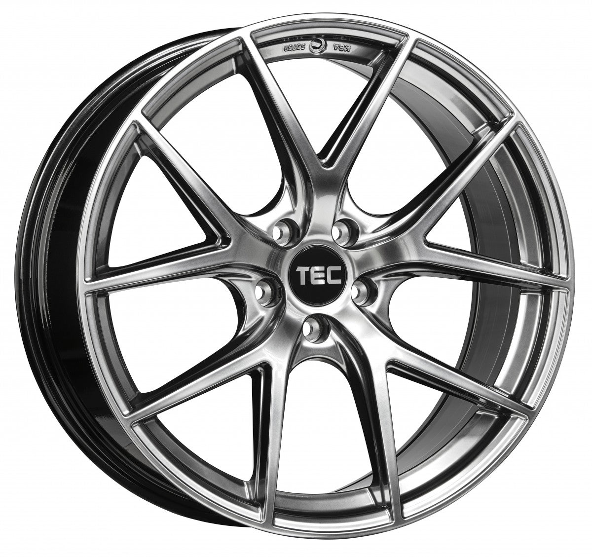 TEC Speedwheels GT6 EVO hyper-black Alufelge 8x19 Zoll ET45 LK 5x108 ML63.4