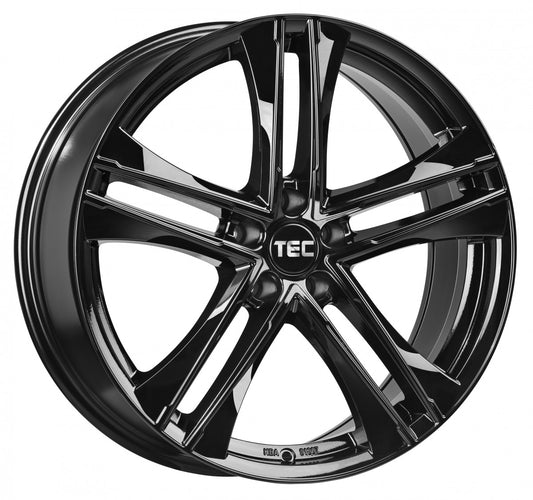 TEC Speedwheels AS4 EVO black glossy Alufelge 8x19 Zoll ET48 LK 5x114.3 ML72.5