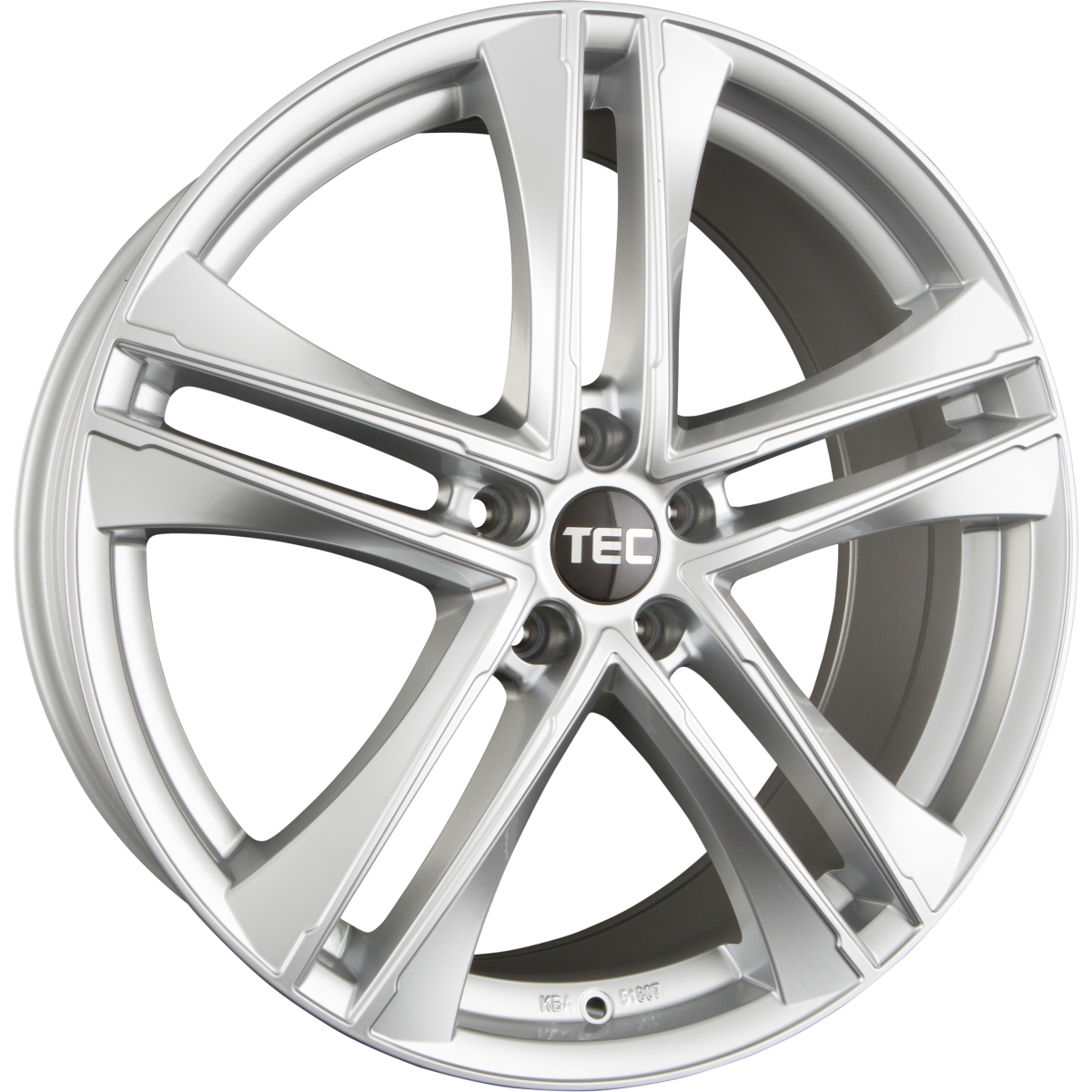 TEC Speedwheels AS4 EVO hyper-silber Alufelge 8.5x20 Zoll ET48 LK 5x114.3 ML72.5 – Bild 4