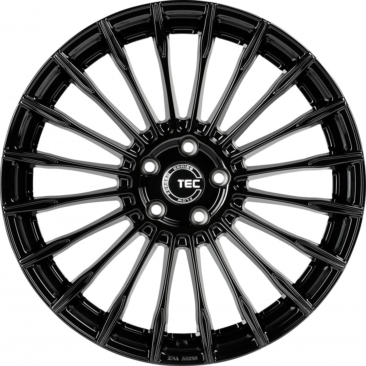 TEC Speedwheels GT5 schwarz-glanz Alufelge 9.5x19 Zoll ET25 LK 5x112 ML66.6 – Bild 2