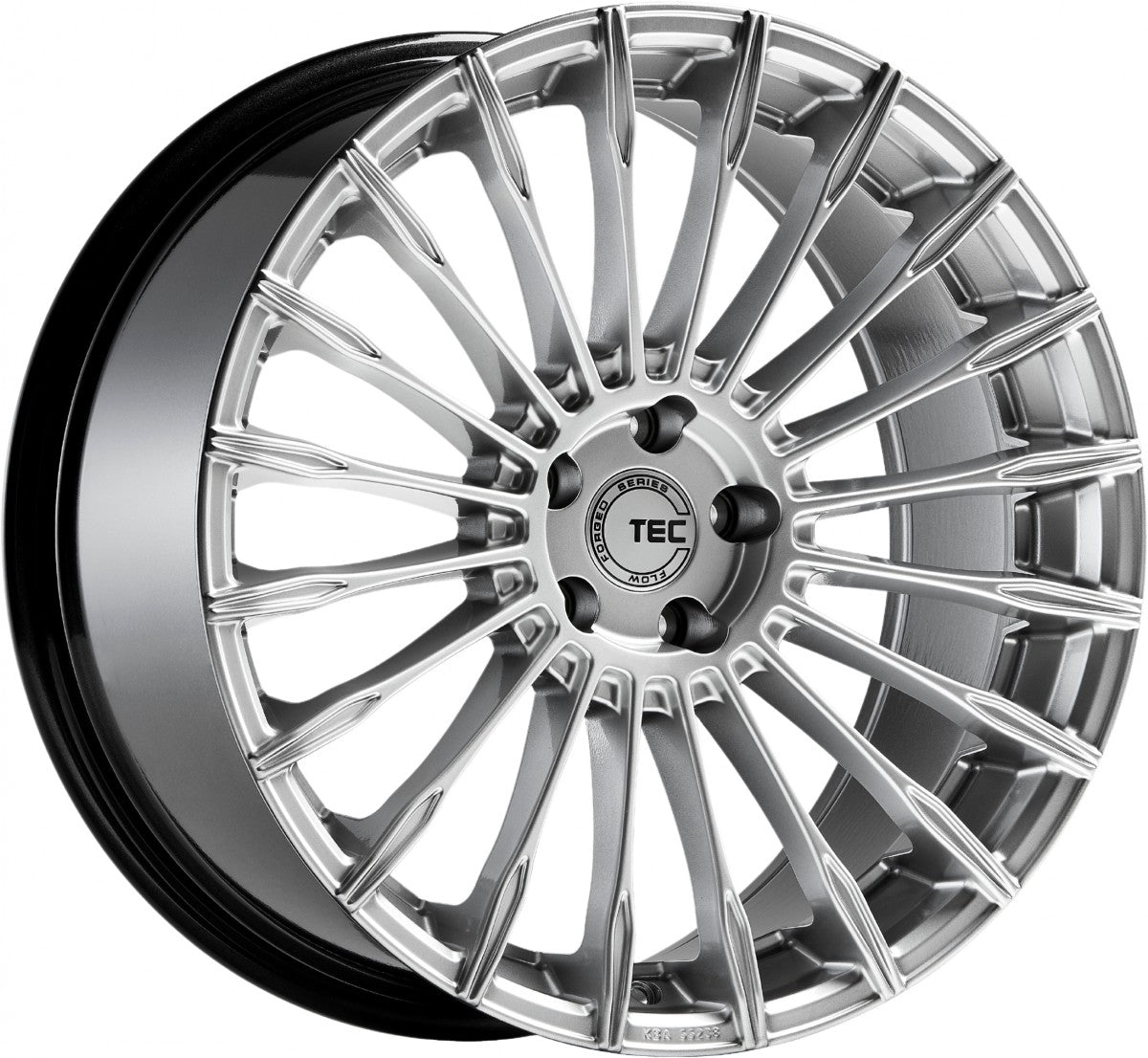 TEC Speedwheels GT5 hyper-silber Alufelge 9.5x19 Zoll ET25 LK 5x112 ML66.6