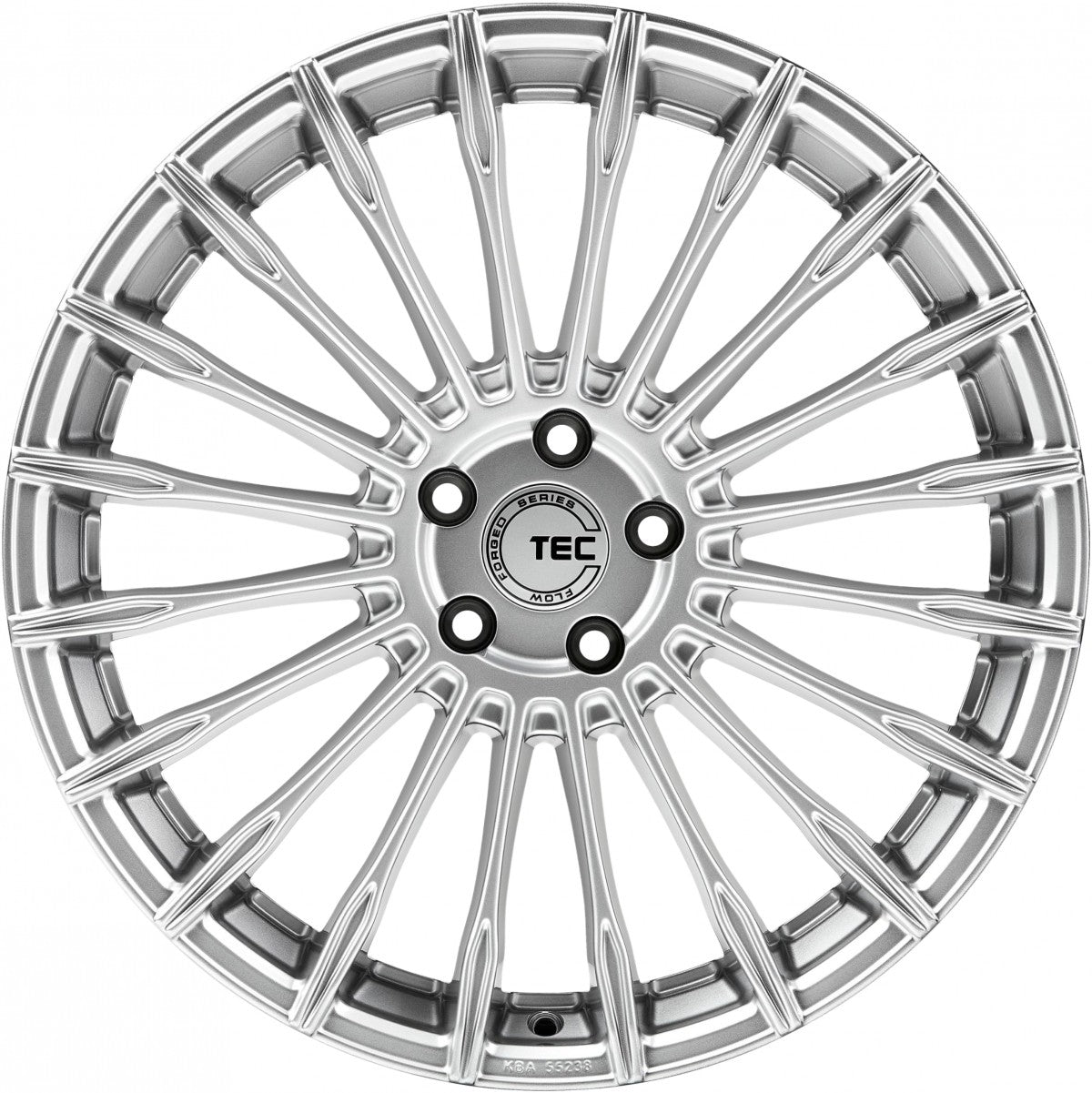 TEC Speedwheels GT5 hyper-silber Alufelge 9.5x19 Zoll ET25 LK 5x112 ML66.6 – Bild 2