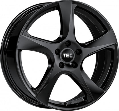 TEC Speedwheels AS5 black glossy Alufelge 7.5x18 Zoll ET45 LK 5x120 ML65.1