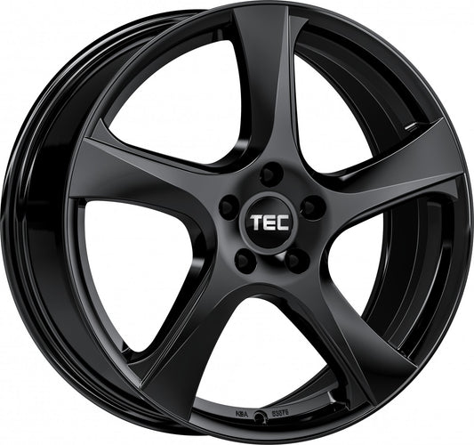 TEC Speedwheels AS5 black glossy Alufelge 7.5x18 Zoll ET45 LK 5x120 ML65.1