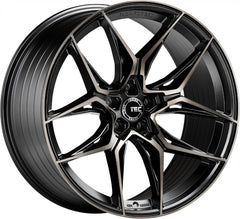 TEC Speedwheels GT9 schwarz-matt-frontpoliert shadow edition Alufelge 8x19 Zoll ET45 LK 5x108 ML72.5
