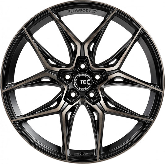 TEC Speedwheels GT9 schwarz-matt-frontpoliert shadow edition Alufelge 8x19 Zoll ET45 LK 5x108 ML72.5 – Bild 2