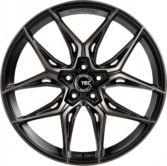 TEC Speedwheels GT9 schwarz-matt-frontpoliert shadow edition Alufelge 9x19 Zoll ET45 LK 5x112 ML66.6 – Bild 2