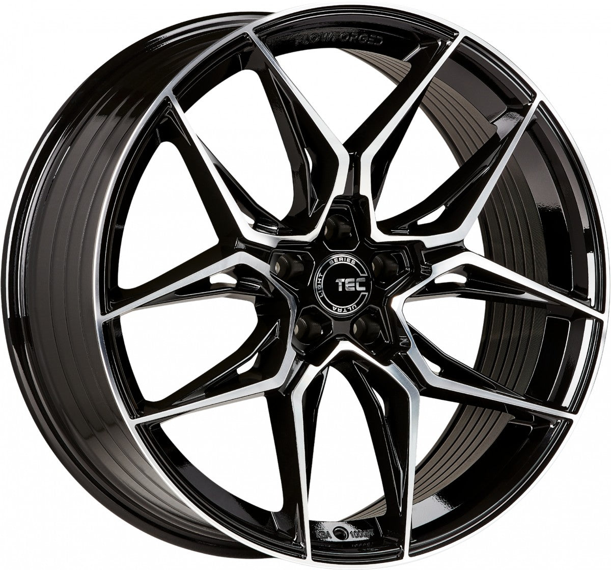 TEC Speedwheels GT9 schwarz-glanz-frontpoliert Alufelge 9x19 Zoll ET45 LK 5x112 ML66.6