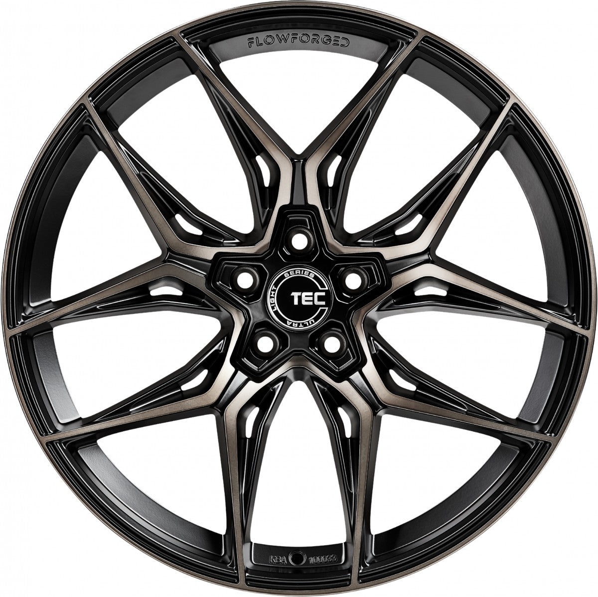 TEC Speedwheels GT9 schwarz-matt-frontpoliert shadow edition Alufelge 9x19 Zoll ET40 LK 5x114.3 ML72.5 – Bild 2