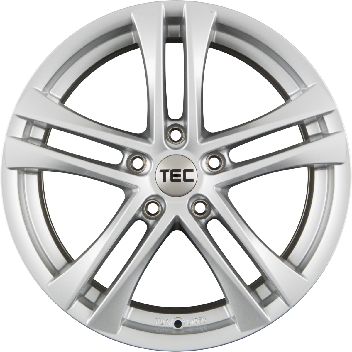 TEC Speedwheels AS4 brillant-silber Alufelge 8x18 Zoll ET40 LK 5x112 ML57.1 – Bild 3