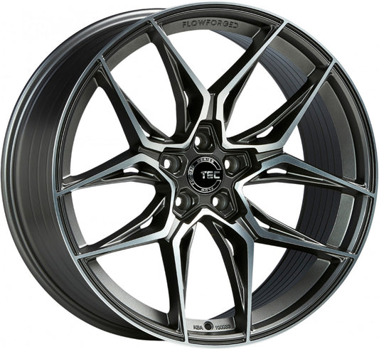 TEC Speedwheels GT9 gun metal-matt-frontpoliert Alufelge 8.5x20 Zoll ET48 LK 5x114.3 ML72.5