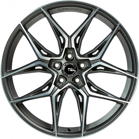 TEC Speedwheels GT9 gun metal-matt-frontpoliert Alufelge 8.5x20 Zoll ET48 LK 5x114.3 ML72.5 – Bild 2