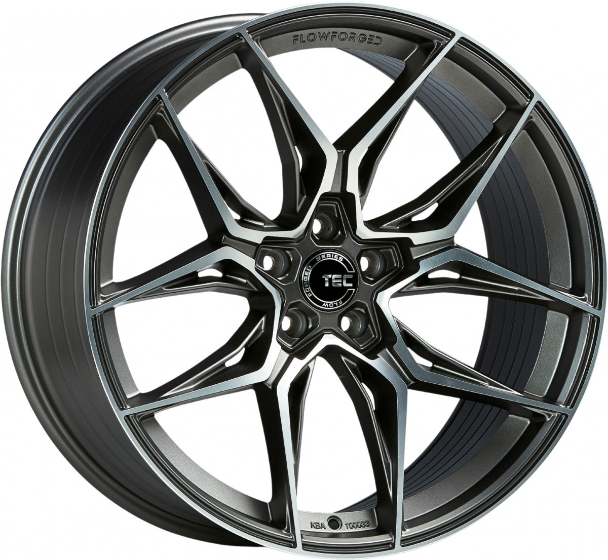 TEC Speedwheels GT9 gun metal-matt-frontpoliert Alufelge 9x21 Zoll ET30 LK 5x112 ML66.6