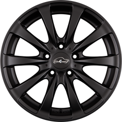 COM 4 Racy Black Schwarzmatt Alufelge 9x19 Zoll ET18 LK 5x120 ML72.6