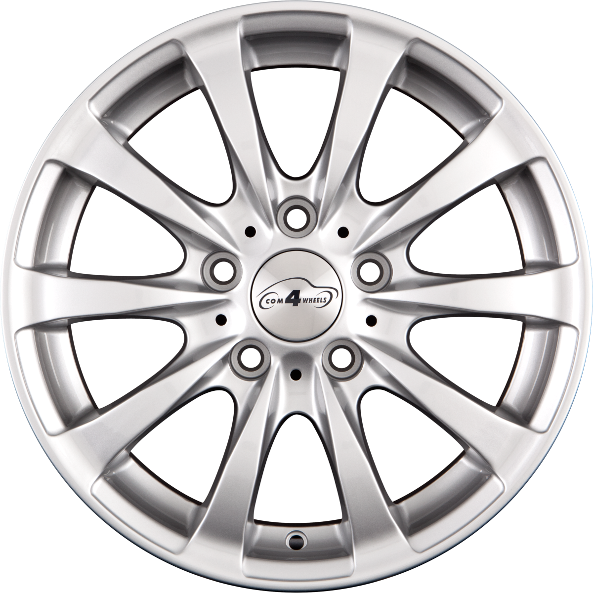 COM 4 Racy Silber Alufelge 7.5x17 Zoll ET43 LK 5x120 ML72.6