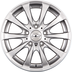 COM 4 Racy Silber Alufelge 7.5x17 Zoll ET43 LK 5x120 ML72.6