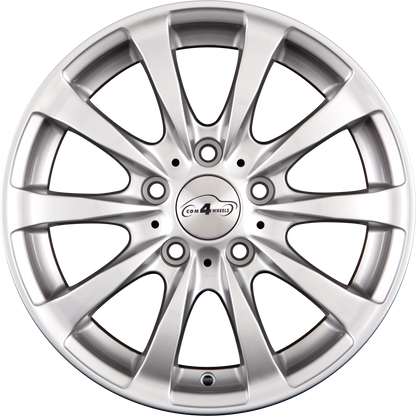 COM 4 Racy Silber Alufelge 7.5x17 Zoll ET43 LK 5x120 ML72.6
