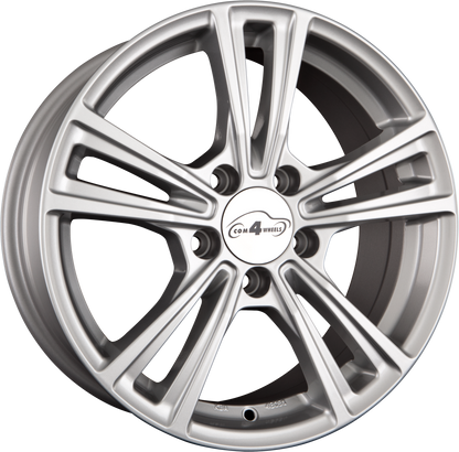 COM 4 Elegancy (RG10) Silber Alufelge 7x16 Zoll ET38 LK 5x112 ML66.6 – Bild 2