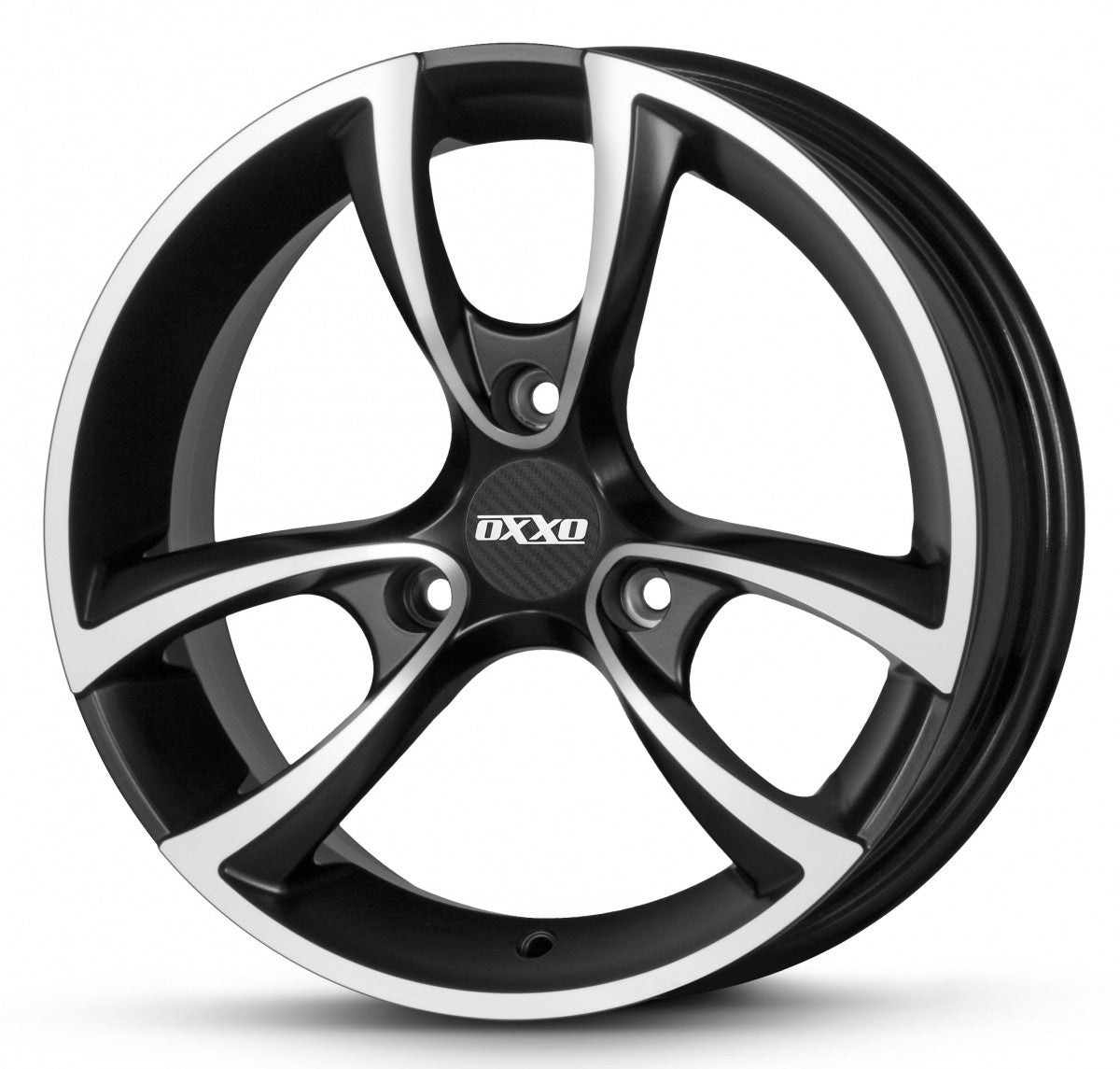 Oxxo Trias matt black / polished Alufelge 5x15 Zoll ET20 LK 3x112 ML57.1 – Bild 3