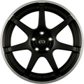 Enkei Izumo Matt Black / Polished Lip & Millings Alufelge 8.5x20 Zoll ET30 LK 5x112 ML66.6