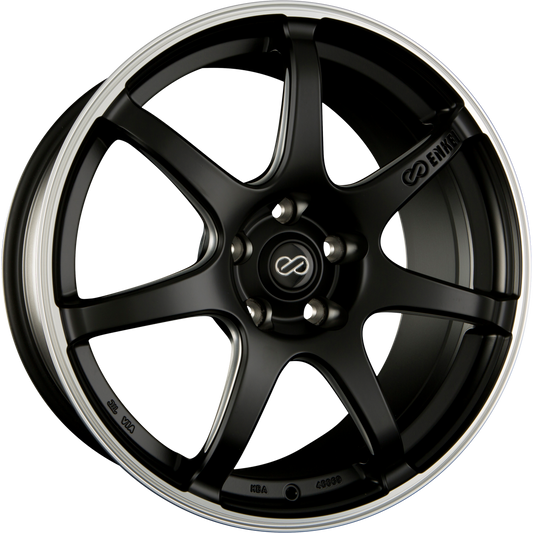 Enkei Izumo Matt Black / Polished Lip & Millings Alufelge 8.5x20 Zoll ET30 LK 5x112 ML66.6 – Bild 2