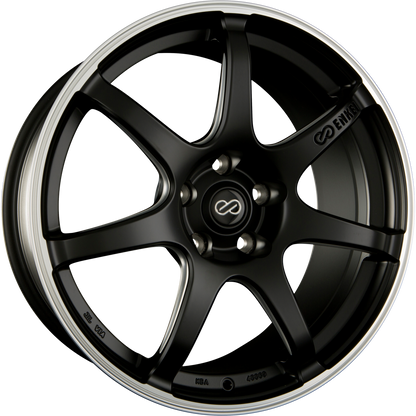 Enkei Izumo Matt Black / Polished Lip & Millings Alufelge 8.5x20 Zoll ET30 LK 5x112 ML66.6 – Bild 2