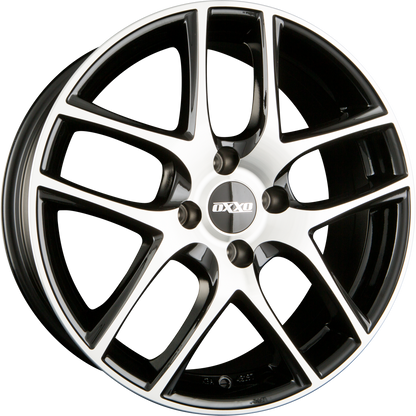 Oxxo Vapor (RG12) POLISHED - Black Polished Alufelge 7.5x18 Zoll ET38 LK 5x100 ML63.4 – Bild 2