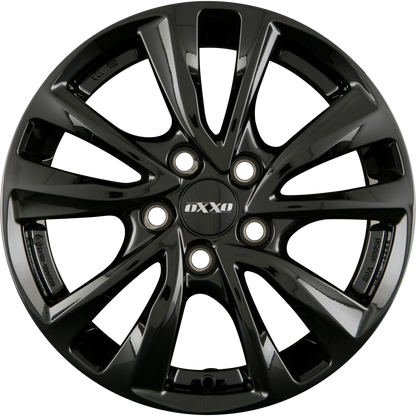 Oxxo Oberon 5 (OX8) BLACK - Black Alufelge 7x17 Zoll ET50 LK 5x114.3 ML67.1