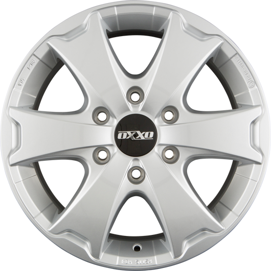 Oxxo Aventura (OX13) Silver Alufelge 7.5x18 Zoll ET30 LK 6x114.3 ML66.1