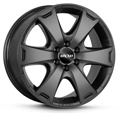 Oxxo Aventura matt black Alufelge 7.5x18 Zoll ET45 LK 6x114.3 ML66.1