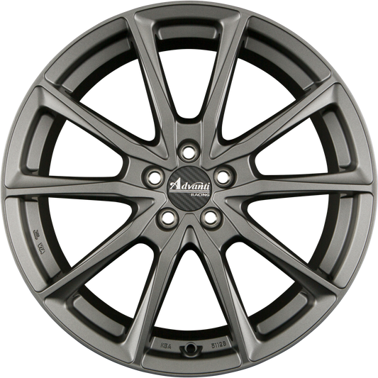 Advanti Racing Centurio (ADV15) DARK - Matt Gunmetal Alufelge 7.5x17 Zoll ET30 LK 5x112 ML66.6
