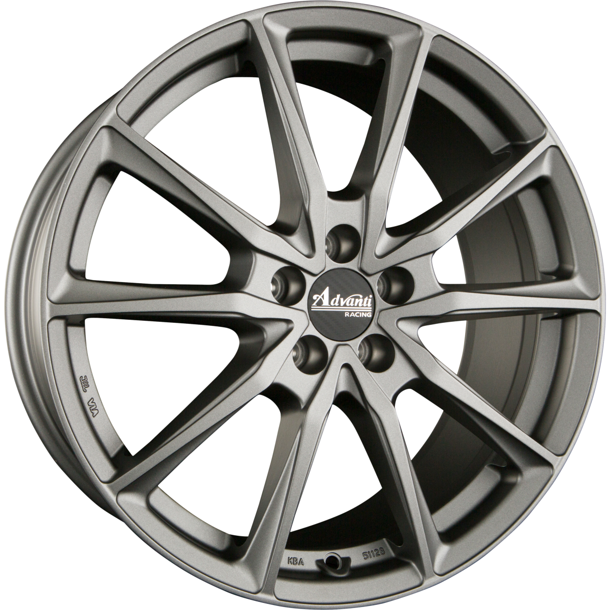 Advanti Racing Centurio (ADV15) DARK - Matt Gunmetal Alufelge 8x18 Zoll ET40 LK 5x114.3 ML72.6 – Bild 2