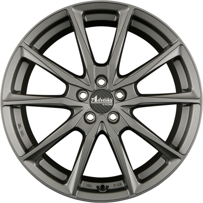 Advanti Racing Centurio (ADV15) DARK - Matt Gunmetal Alufelge 8x18 Zoll ET30 LK 5x120 ML72.6