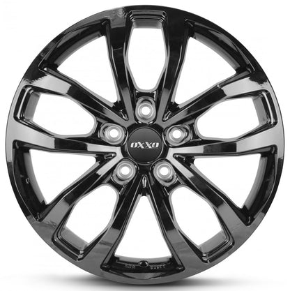 Oxxo Hyperion black Alufelge 7x17 Zoll ET46 LK 5x108 ML65.1 – Bild 2