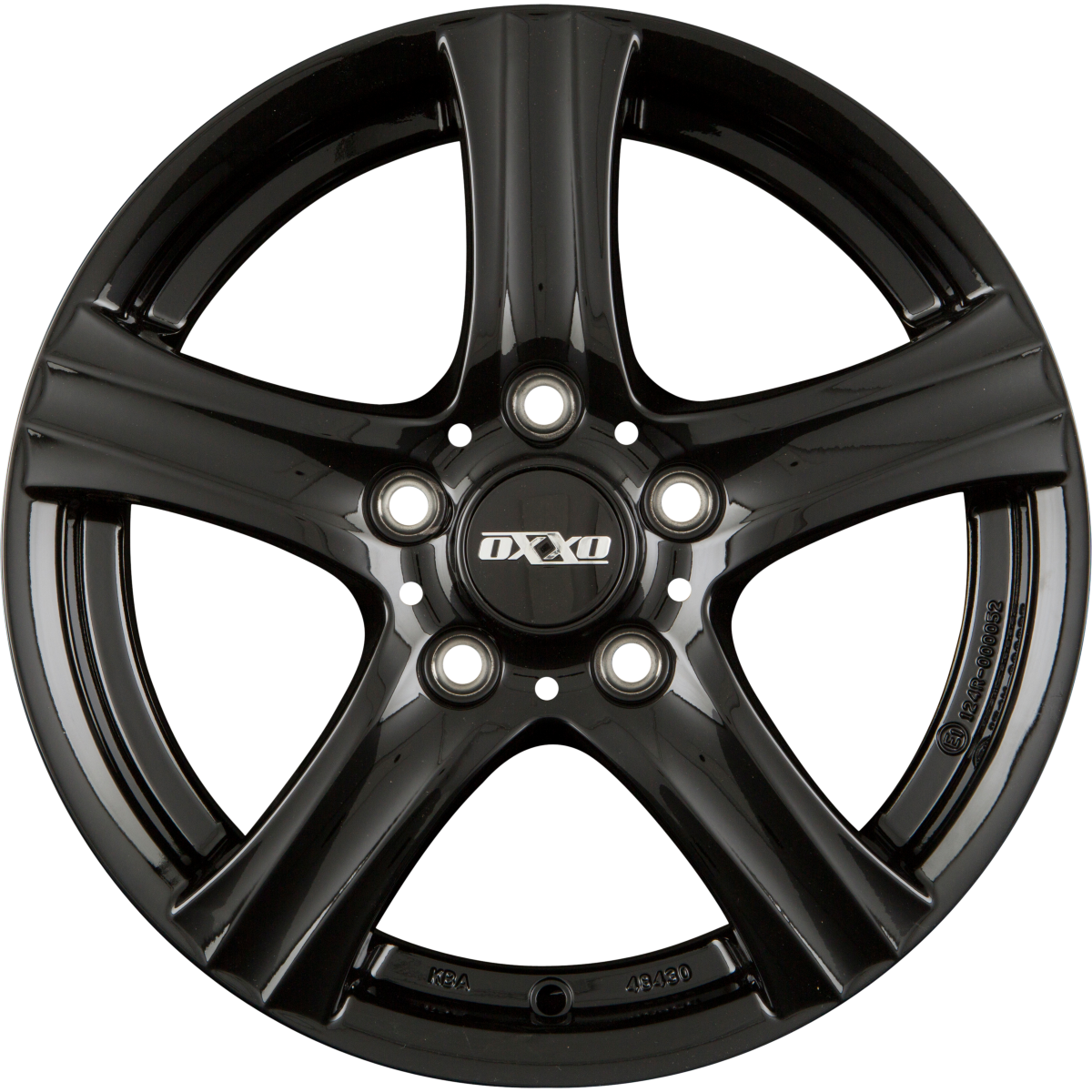 Oxxo Charon black Alufelge 6x16 Zoll ET43 LK 5x112 ML57.1 – Bild 4
