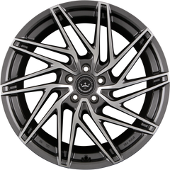 Meisterwerk MW01 Gunmetal Polished (GMFP) Alufelge 8x18 Zoll ET40 LK 5x114.3 ML72.6