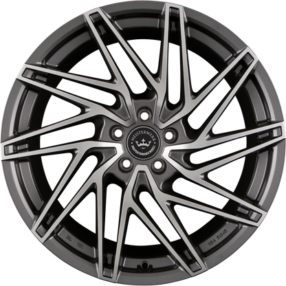 Meisterwerk MW01 Gunmetal Polished (GMFP) Alufelge 8x18 Zoll ET40 LK 5x114.3 ML72.6