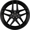 Meisterwerk MW02 Matt Black (MB) Alufelge 8x18 Zoll ET45 LK 5x112 ML66.6