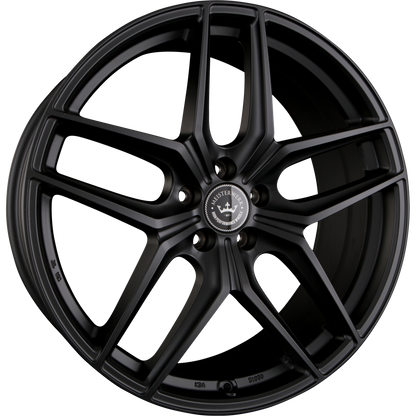 Meisterwerk MW02 Matt Black (MB) Alufelge 8x18 Zoll ET45 LK 5x112 ML66.6 – Bild 2