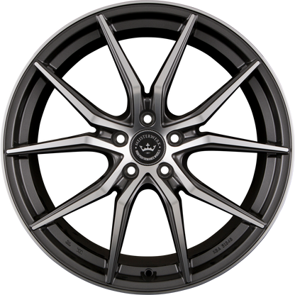 Meisterwerk MW04 Anthracite Polished Alufelge 8.5x20 Zoll ET45 LK 5x112 ML66.6