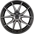 Meisterwerk MW04 Anthracite Polished Alufelge 10x20 Zoll ET32 LK 5x112 ML66.6