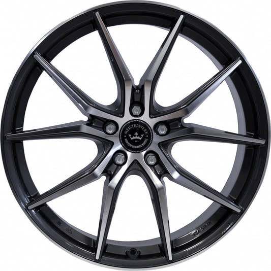 Meisterwerk MW04 Anthracite Polished Alufelge 10x20 Zoll ET32 LK 5x112 ML66.6 – Bild 2