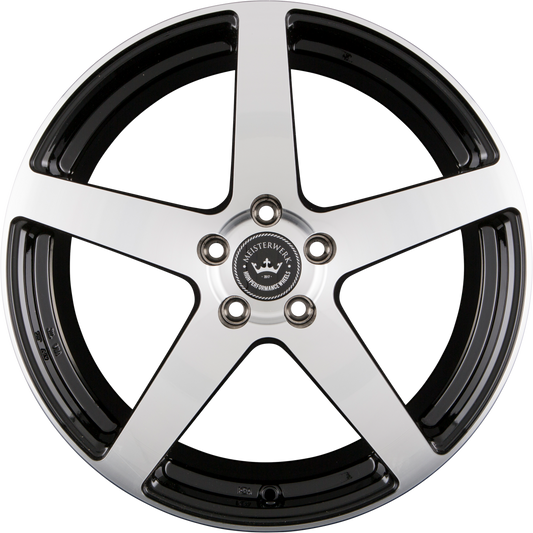 Meisterwerk MW05 Black Polished (BKF) Alufelge 10x20 Zoll ET32 LK 5x112 ML66.6