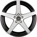 Meisterwerk MW05 Black Polished (BKF) Alufelge 10x20 Zoll ET32 LK 5x112 ML66.6
