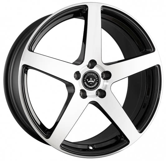 Meisterwerk MW05 Black Polished (BKF) Alufelge 10x20 Zoll ET32 LK 5x112 ML66.6