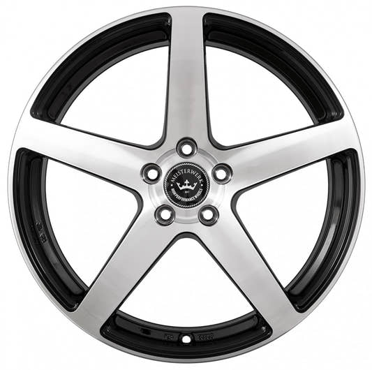 Meisterwerk MW05 Black Polished (BKF) Alufelge 10x20 Zoll ET32 LK 5x112 ML66.6 – Bild 2