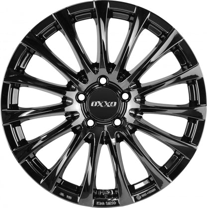 Oxxo Elan black Alufelge 7.5x18 Zoll ET33 LK 5x112 ML66.6 – Bild 2