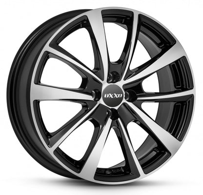Oxxo Vidorra black / polished Alufelge 7.5x19 Zoll ET38 LK 5x114.3 ML72.6 – Bild 4