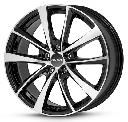 Oxxo Vidorra black / polished Alufelge 7.5x19 Zoll ET46 LK 5x114.3 ML72.6 – Bild 3